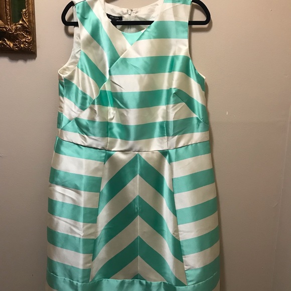 Modcloth 👗 Blue Chevron Dress NWOT size 16 & 12 - Picture 4 of 8